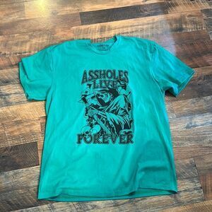 ASSHOLES LIVE FOREVER t-shirt XL (5025B) NWOT